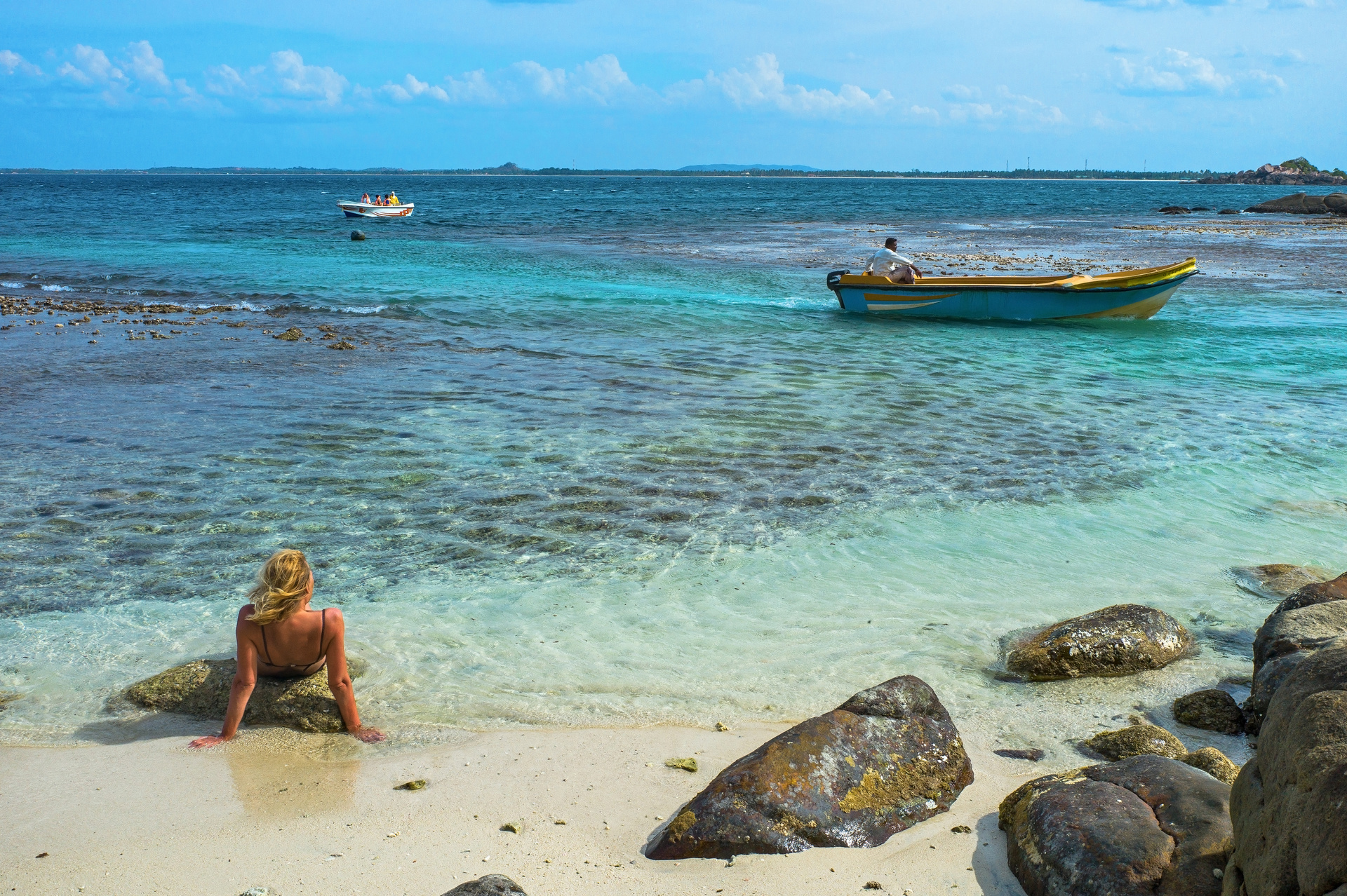 plage pigeon island trincomalee sri lanka
