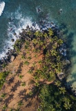 Vue aérienne de Mirissa, Sri Lanka