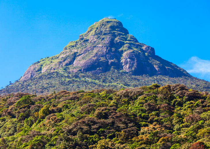 Vue sur le Adams Peak, Sri Lanka