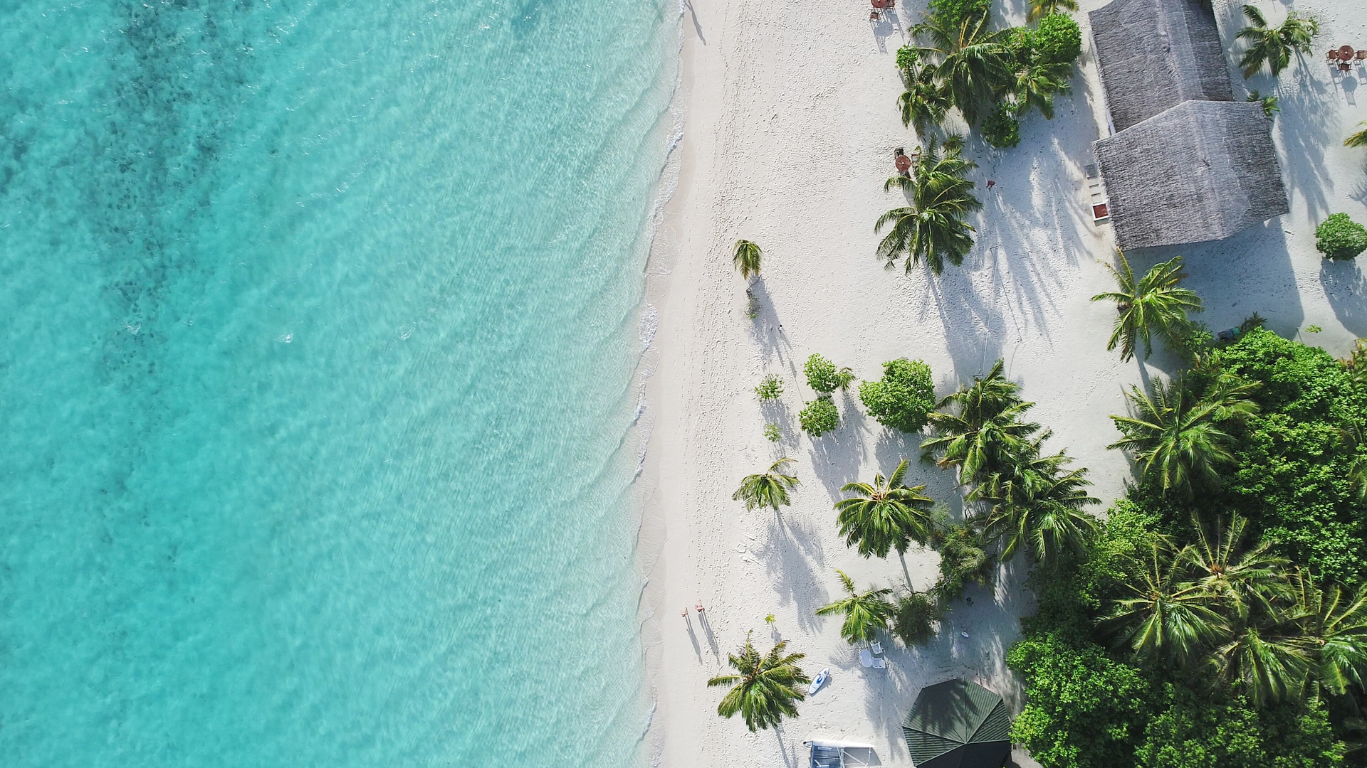 maldives vue aérienne