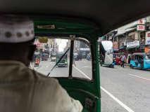 Tuk tuk à Colombo